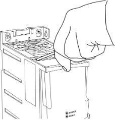 Figure 3– Remove Cover on the (ACS320 VFD)