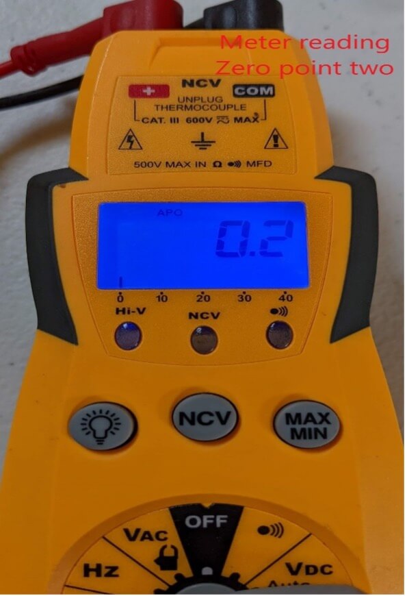 meter reading 0.2