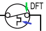 defrost thermostat symbol